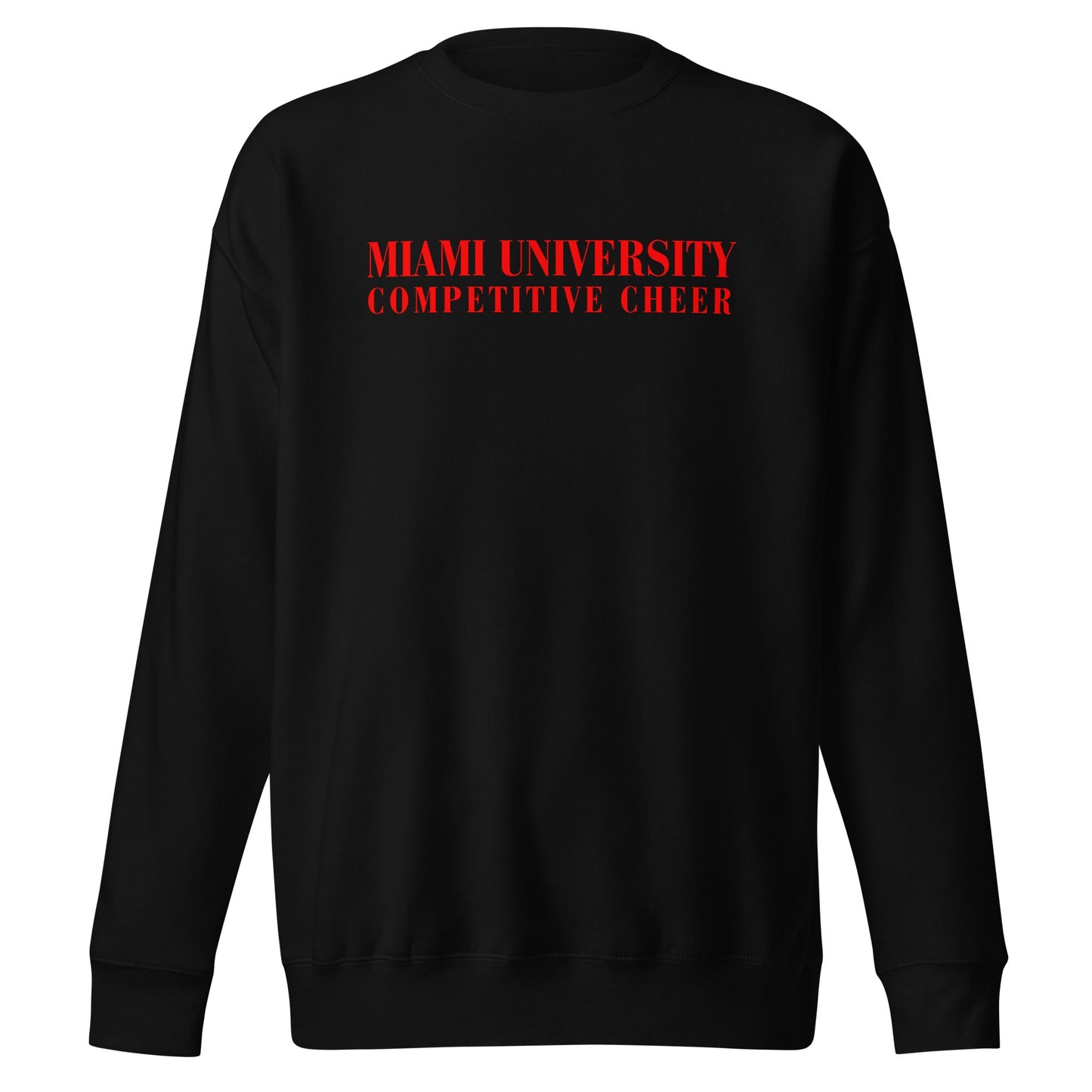 Performance | Crewneck | Miami University Competitive Cheer Team