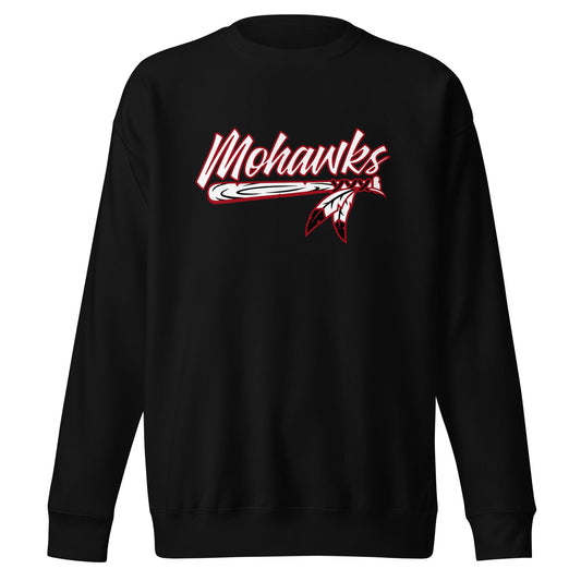 Performance | Crewneck | Mohawks Baseball 8u | Emblem Logo