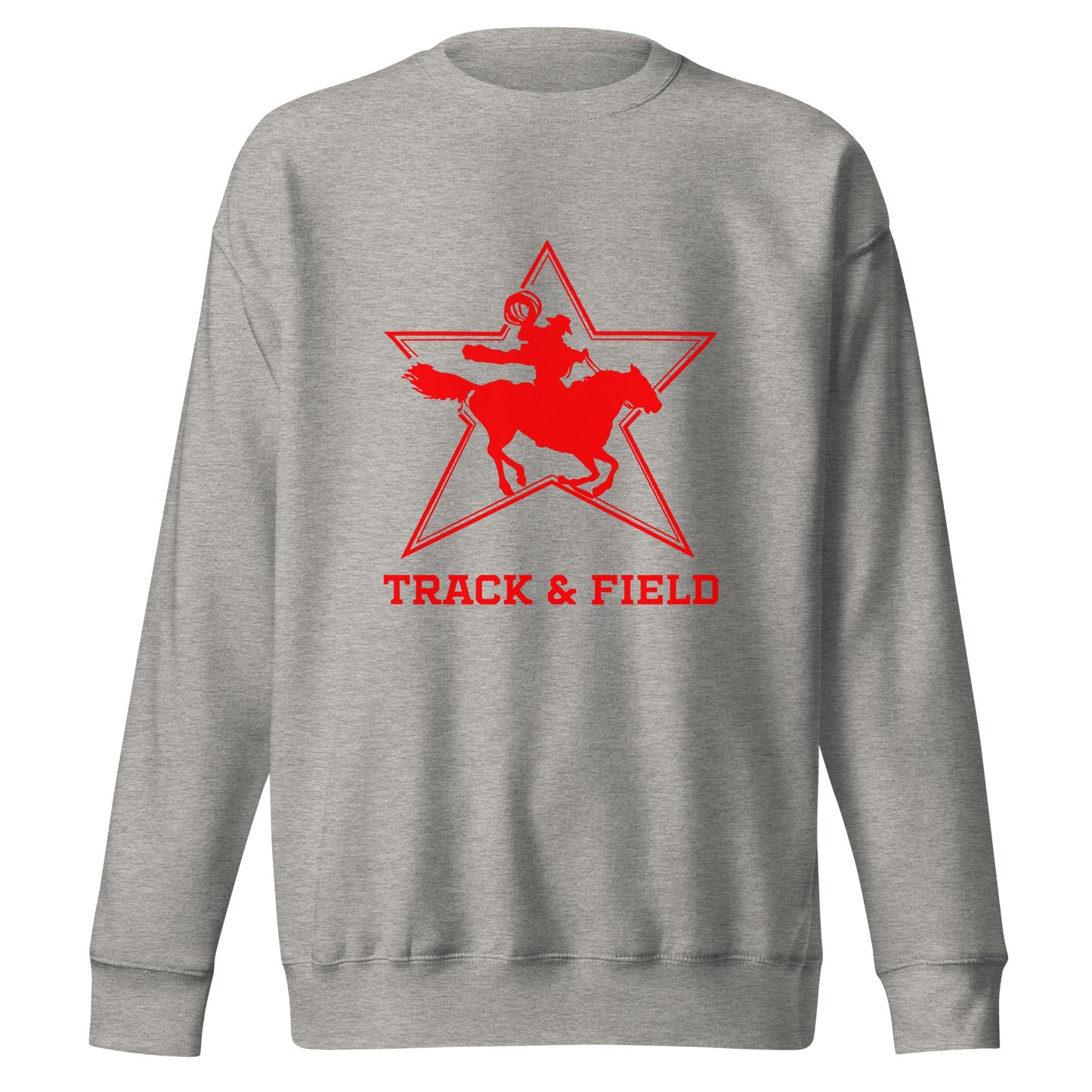 Performance | Crewneck | North Lake Track and Field | Cowboy T&F Logo