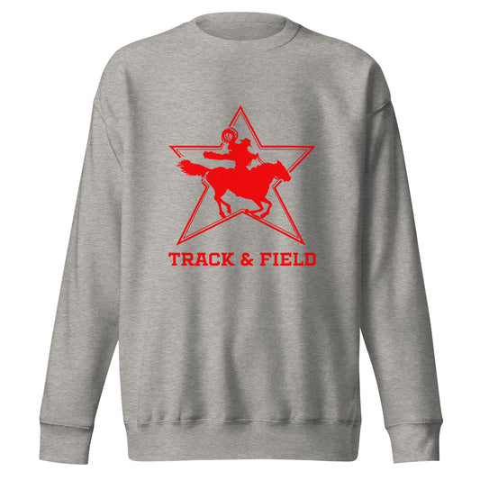 Performance | Crewneck | North Lake Track and Field | Cowboy T&F Logo