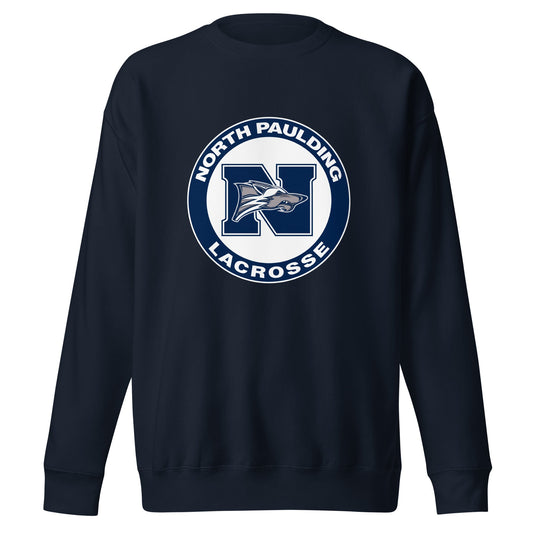 Performance | Crewneck | North Paulding Lacrosse | Badge Logo