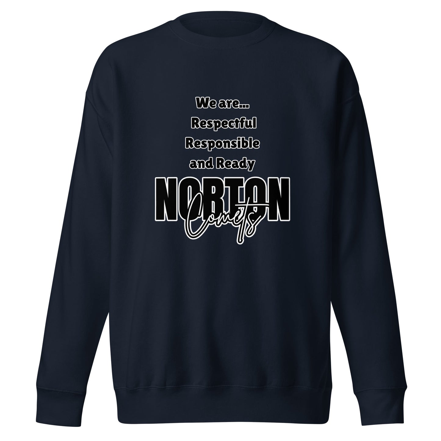 Performance | Crewneck | Norton Elementary School | We are... Logo