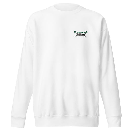 Performance | Crewneck | Odessa Girls Lacrosse | Girls LAX Alt Logo