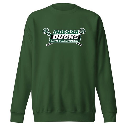Performance | Crewneck | Odessa Girls Lacrosse | Girls LAX Logo