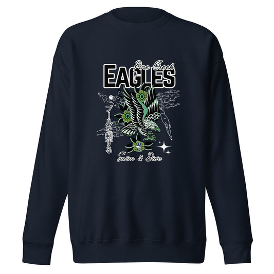 Performance | Crewneck | PINE CREEK SWIM & DIVE | '25 Logo