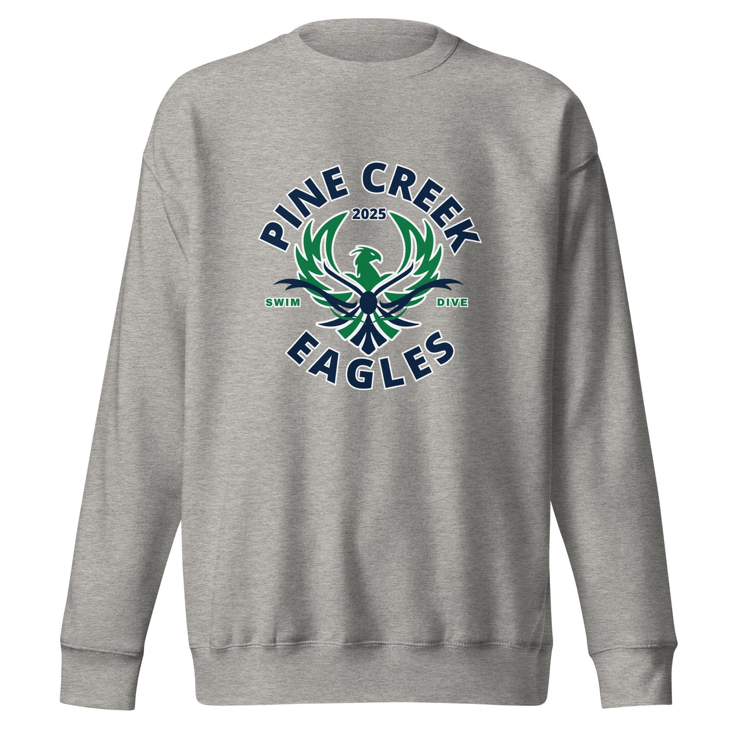 Performance | Crewneck | PINE CREEK SWIM & DIVE | Swim & Dive Logo