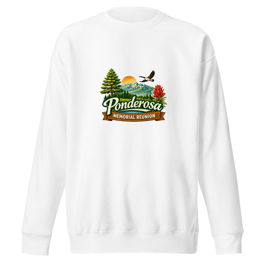 Performance | Crewneck | Ponderosa Reunion | Painted Mountain Crest Logo