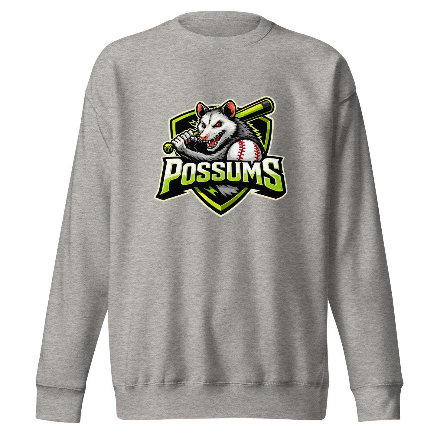 Performance | Crewneck | Possums | Mascot Logo
