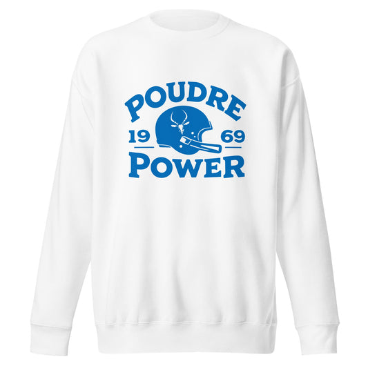 Performance | Crewneck | Poudre Football | Crest Logo