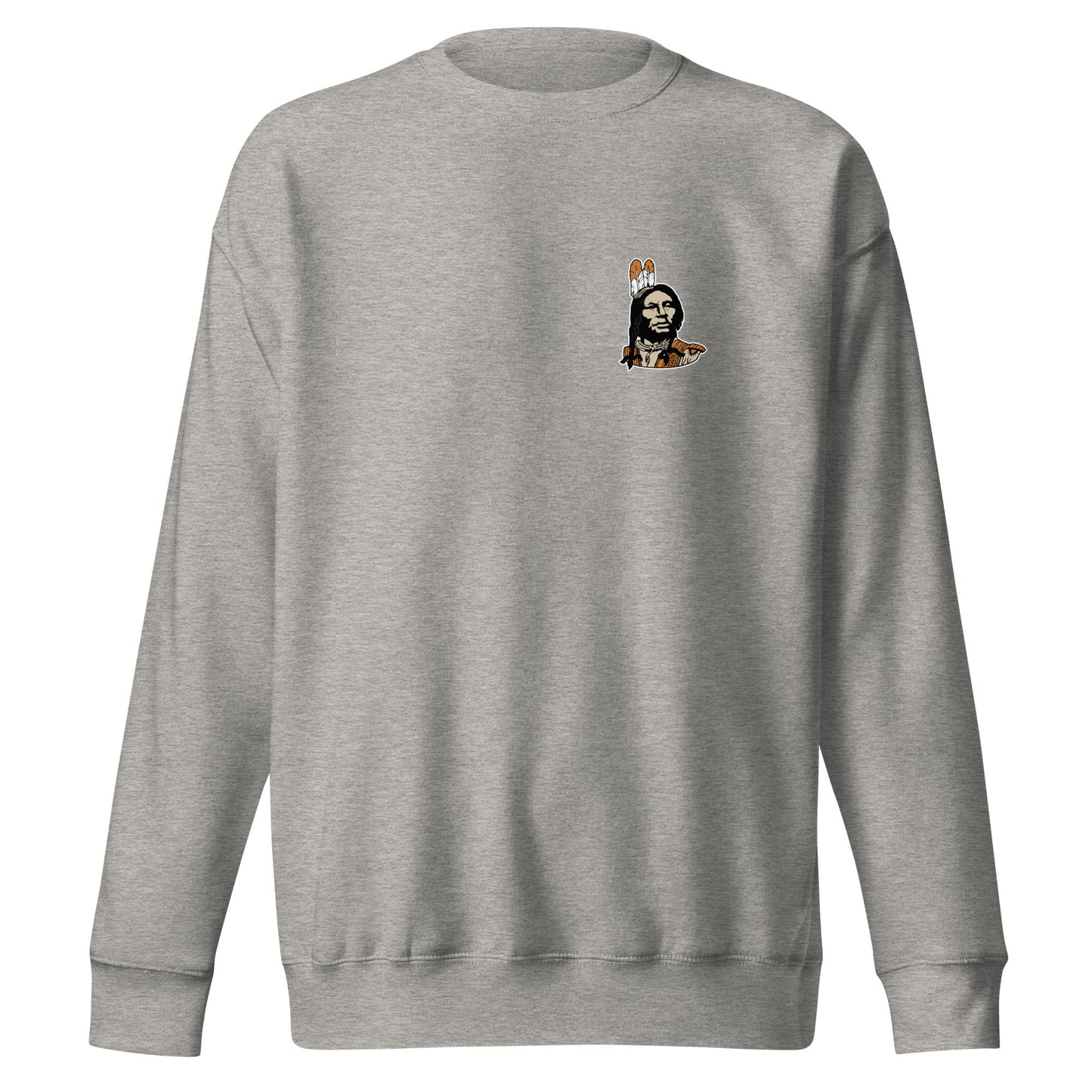 Performance | Crewneck | Powhatan lacrosse | Mascot Logo
