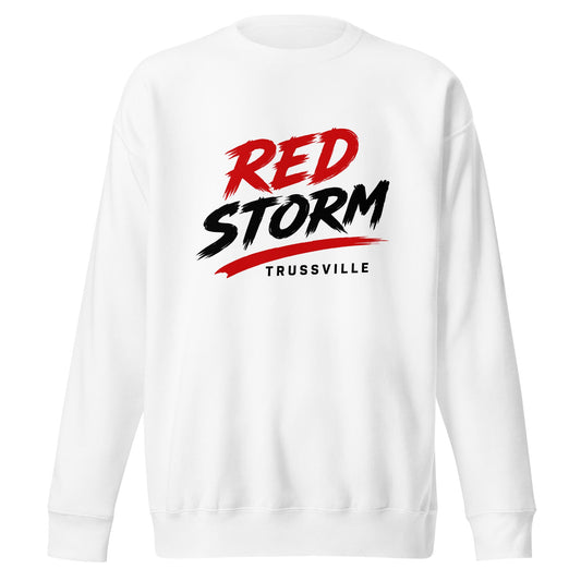 Performance | Crewneck | Red Storm | Modern Script Logo