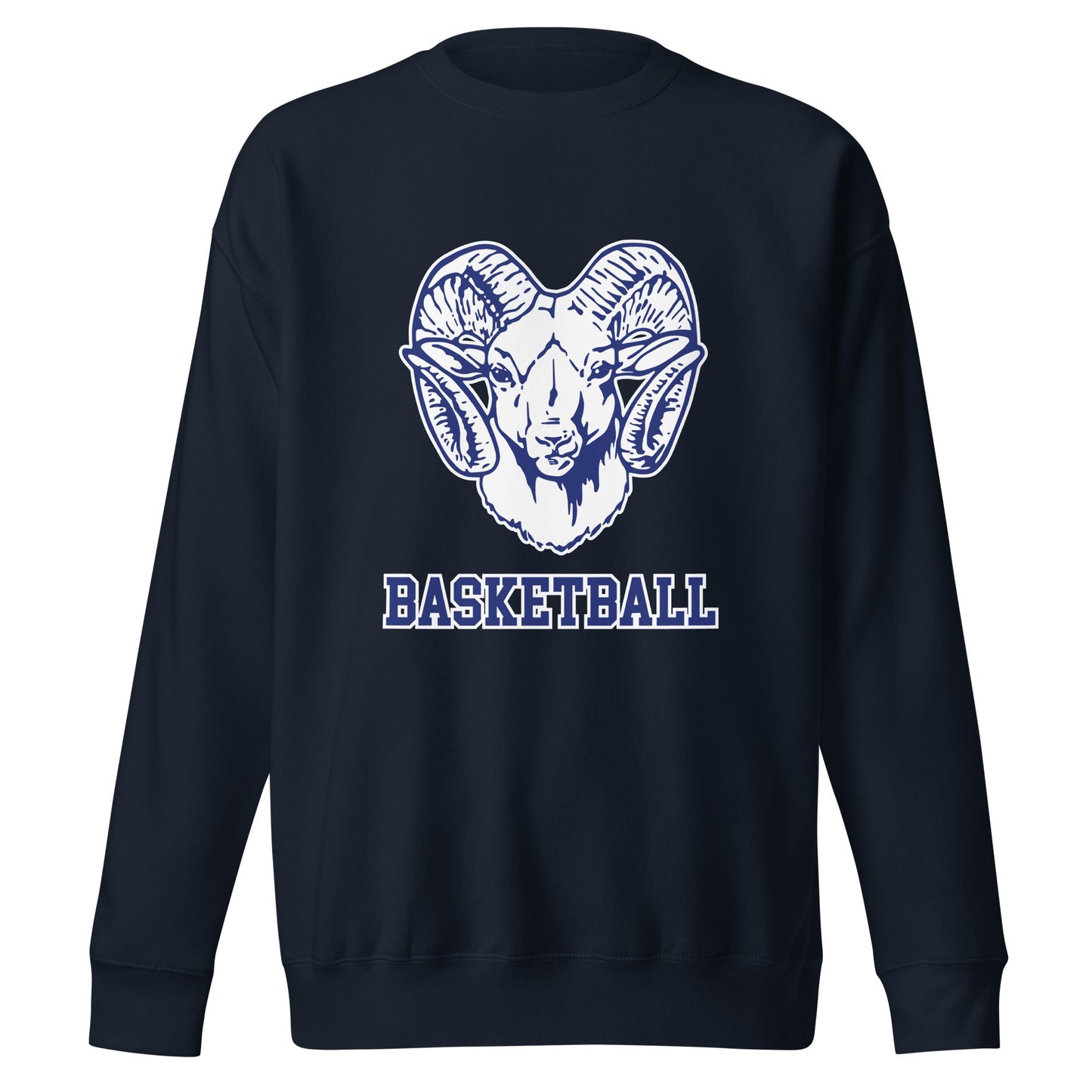 Performance | Crewneck | Rensselaer Rams | Basketball Logo