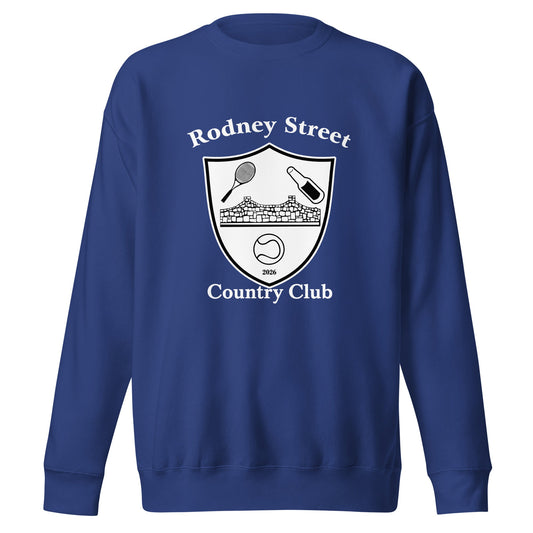 Performance | Crewneck | Rodney Street CC Tennis | Crest Logo