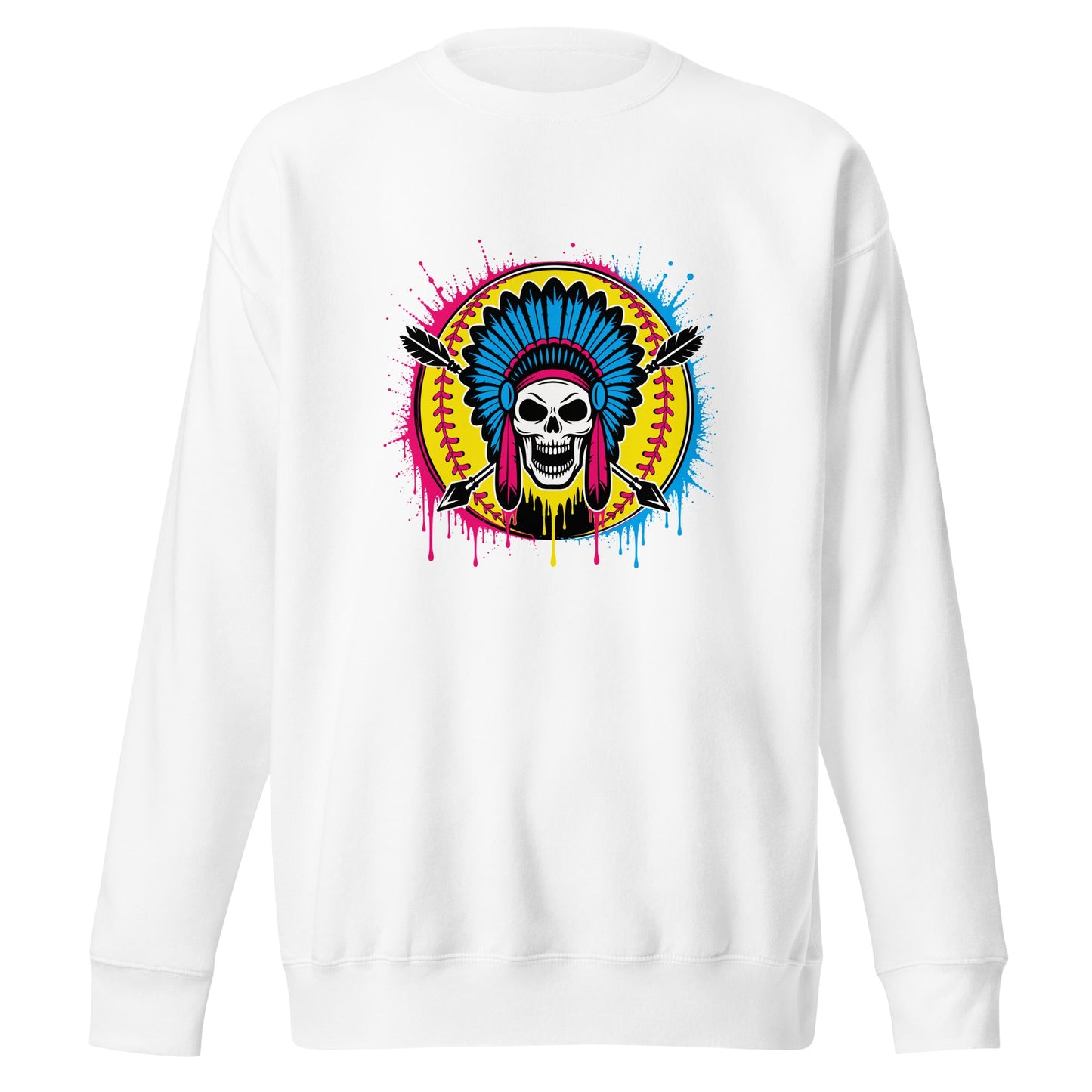 Performance | Crewneck | Savage Softball | Emblem Logo