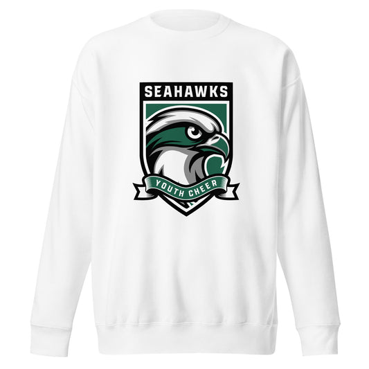 Performance | Crewneck | Seahawks Youth Cheer | Shield Logo