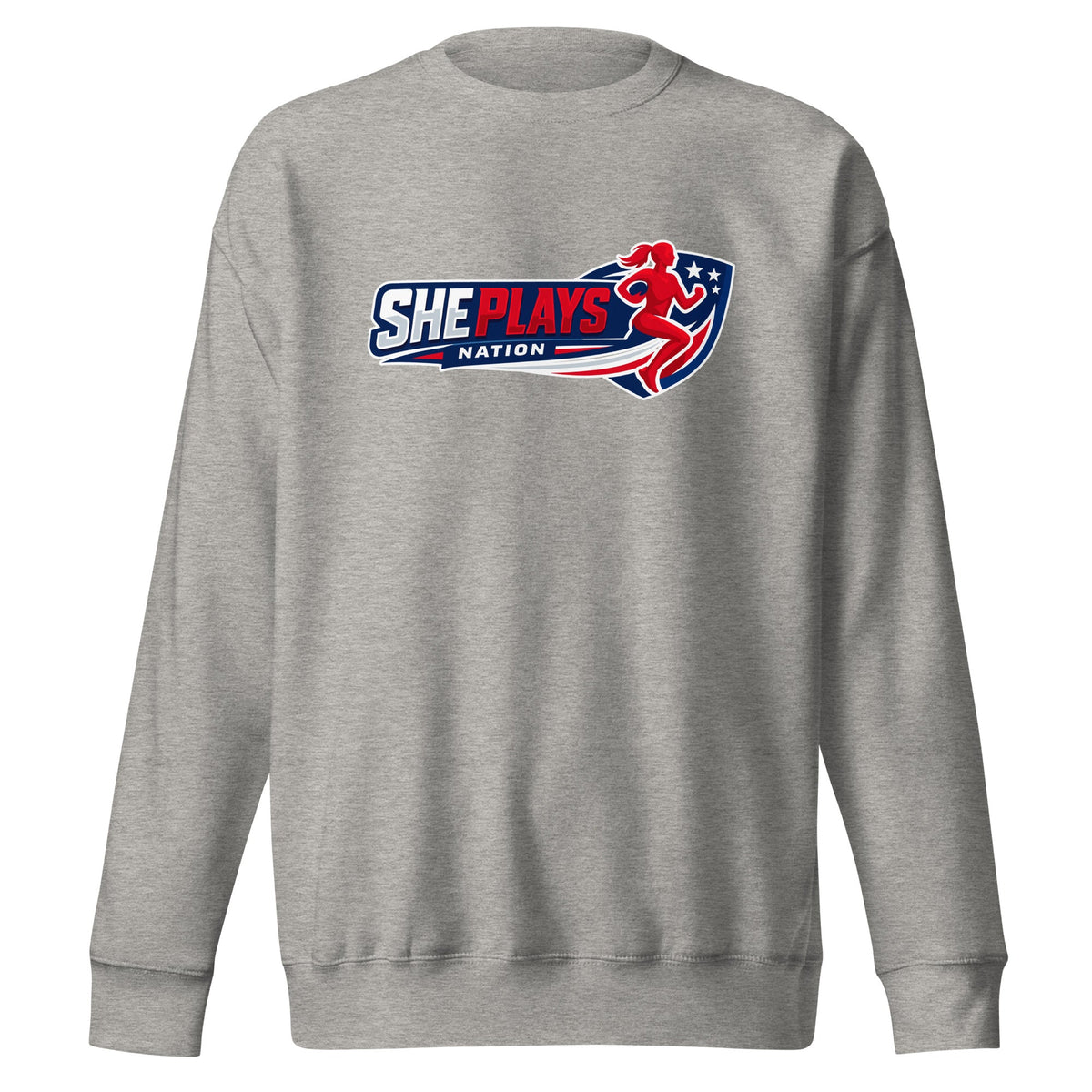 Performance | Crewneck | She Plays Nation | Crest Logo