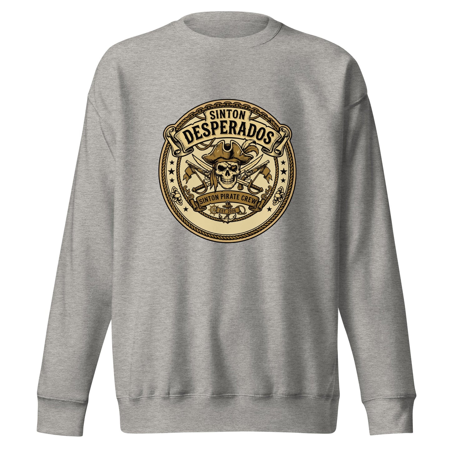 Performance | Crewneck | Sinton Desperados Baseball | Badge Logo
