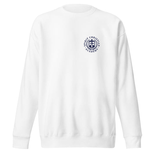 Performance | Crewneck | Spirit Christian Academy | Navy Script Logo