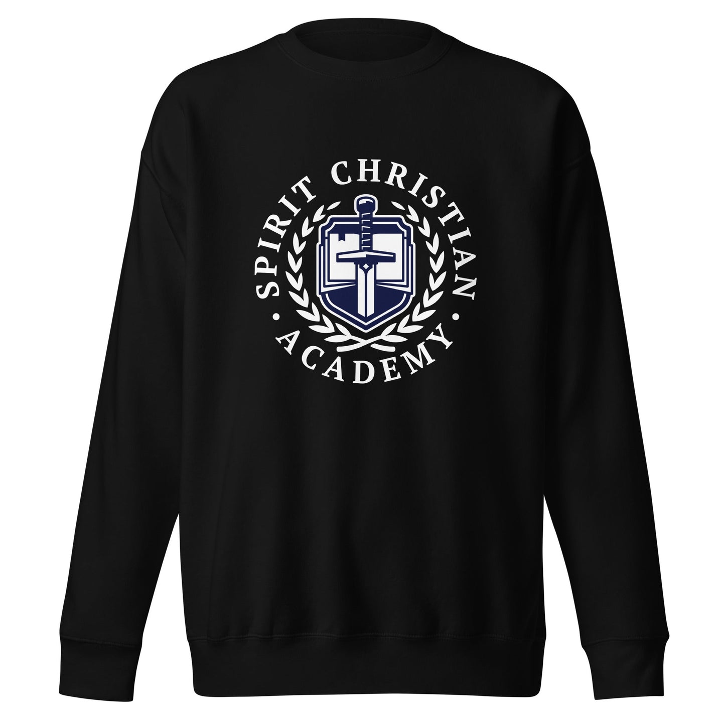 Performance | Crewneck | Spirit Christian Academy | White Script Logo
