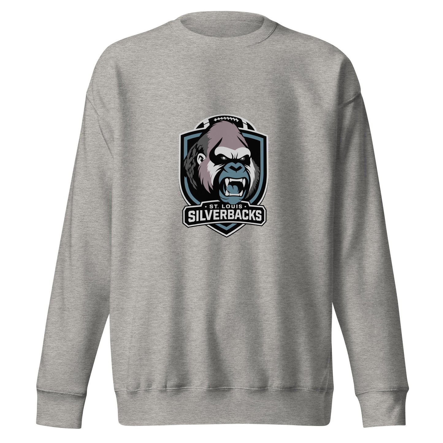 Performance | Crewneck | St. Louis Silverbacks Women’s Football Team | Shield Logo