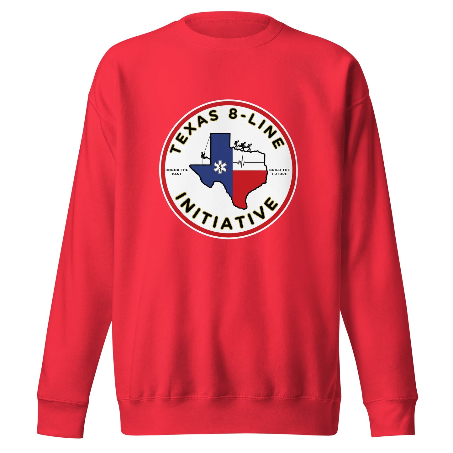 Performance | Crewneck | Texas 8 - Line Initiative | Badge Logo