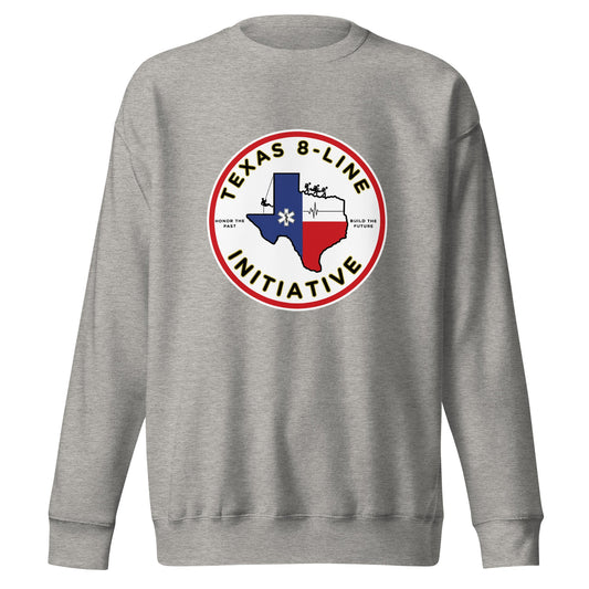 Performance | Crewneck | Texas 8 - Line Initiative | Badge Logo