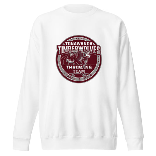 Performance | Crewneck | Tonawanda High School Track and Field | Throwing Team Logo