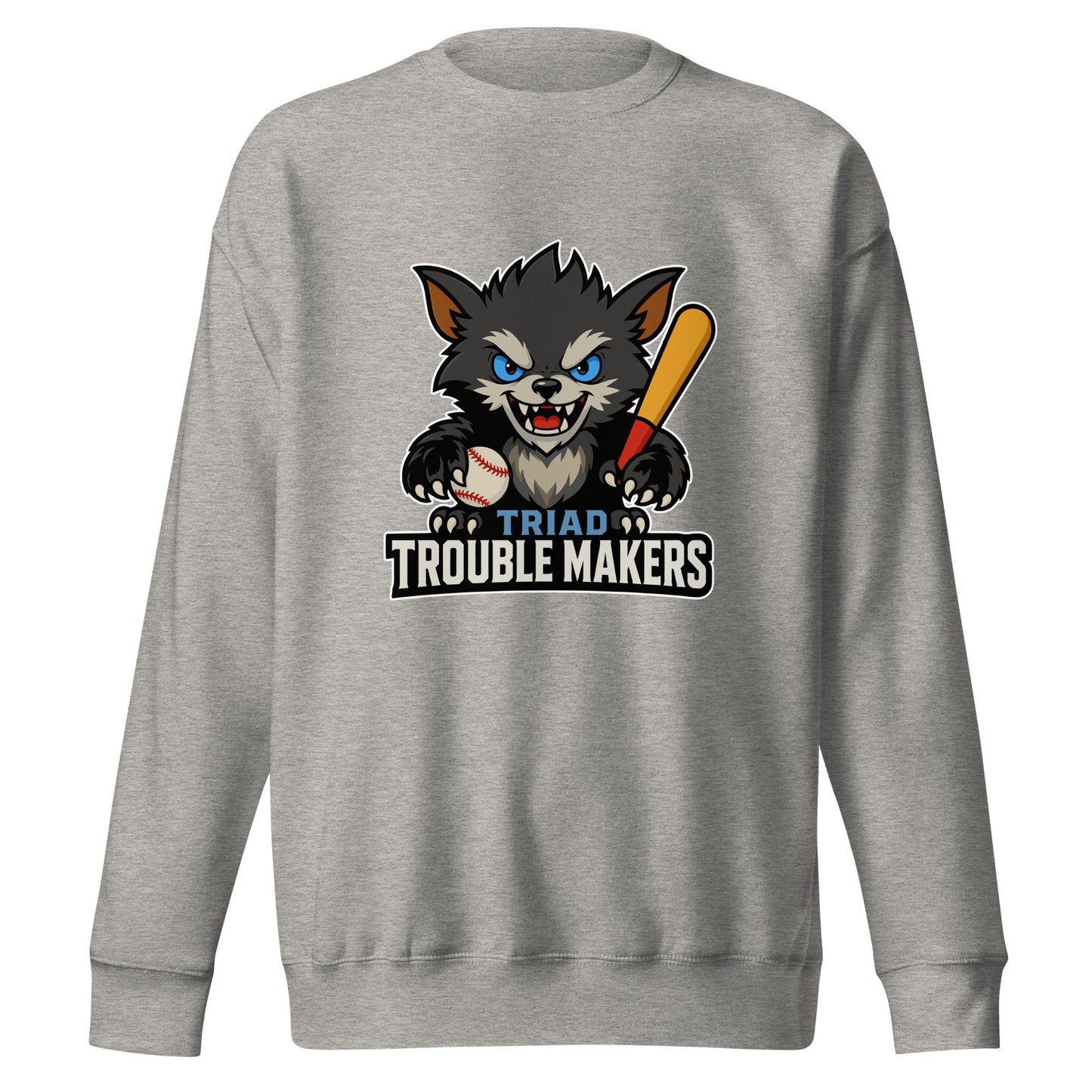 Performance | Crewneck | Triad Troublemakers | Mascot Logo