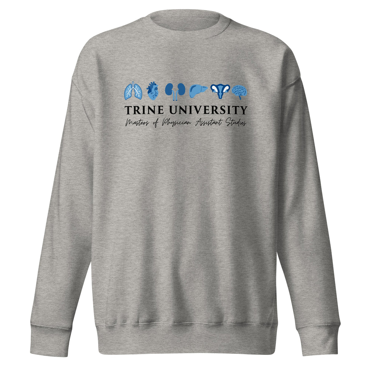 Performance | Crewneck | Trine PA program | Modern Script Logo