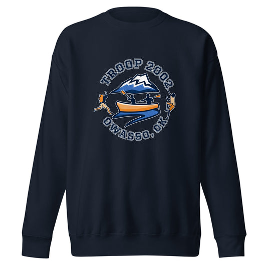 Performance | Crewneck | Troop 2002 | Trailblazer Crest Logo