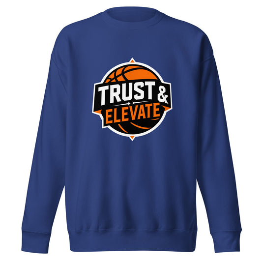 Performance | Crewneck | Trust & Elevate | Athletic Logo
