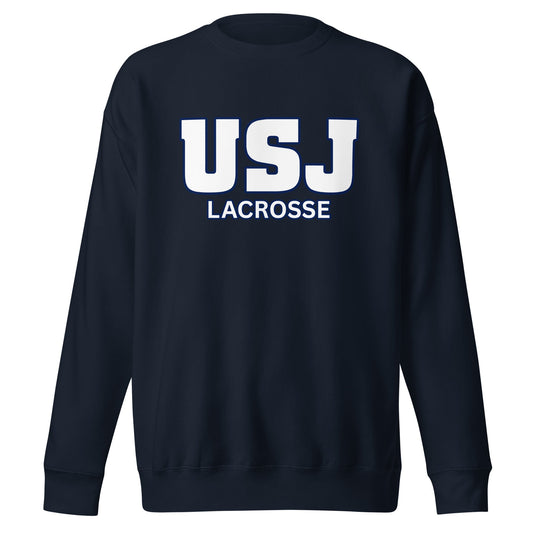 Performance | Crewneck | USJ women’s lacrosse | Modern Script Logo