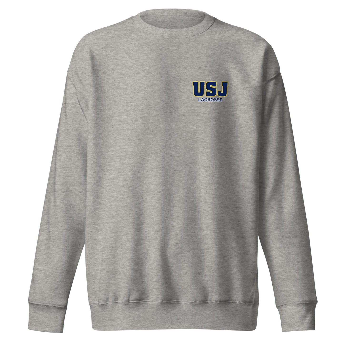 Performance | Crewneck | USJ women’s lacrosse | USJ Emblem Logo