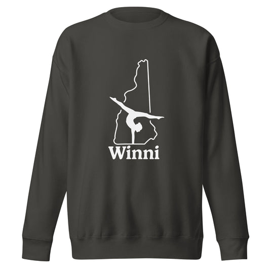 Performance | Crewneck | Winni Gymnastics | NH Logo