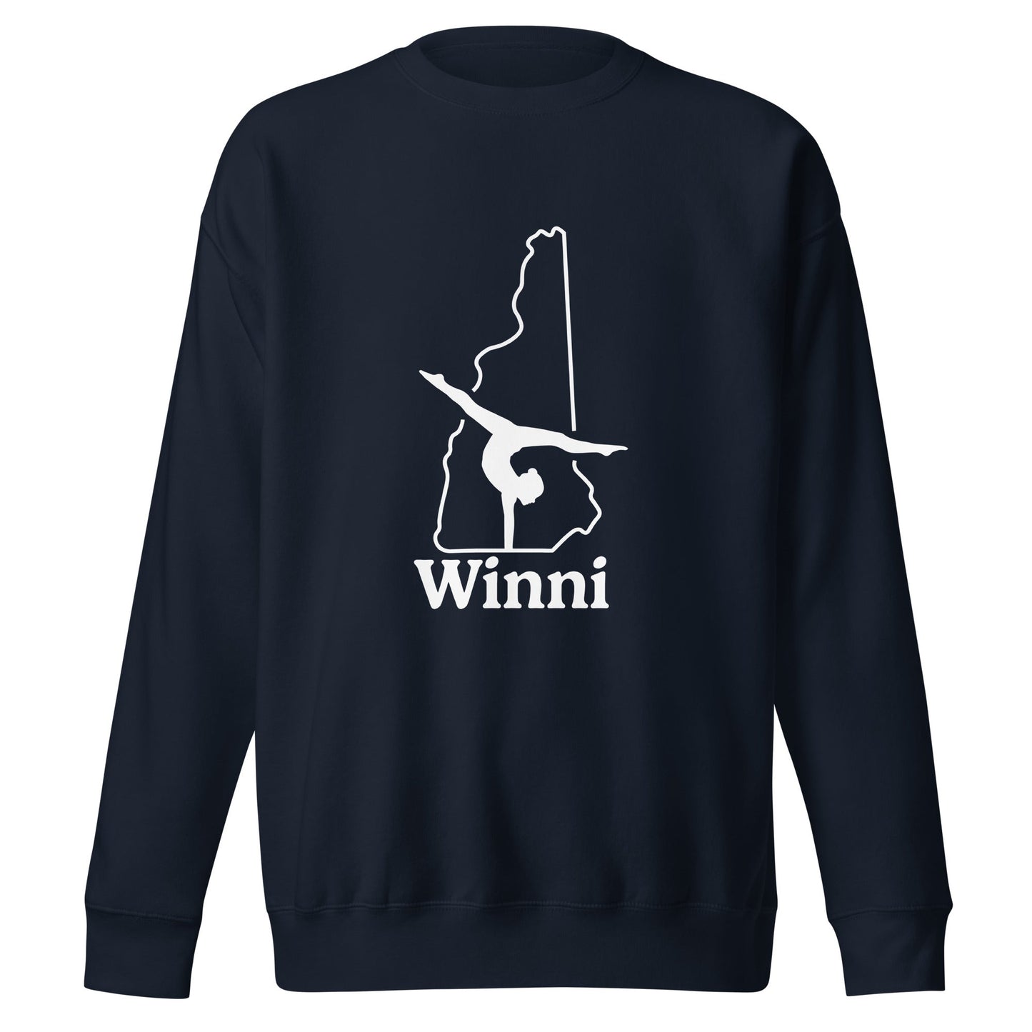 Performance | Crewneck | Winni Gymnastics | NH Logo