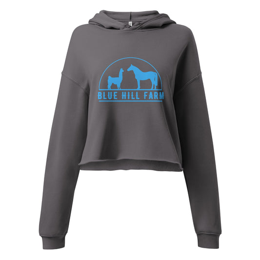Performance | Cropped Hoodie | Blue Hill Farm | Emblem Logo