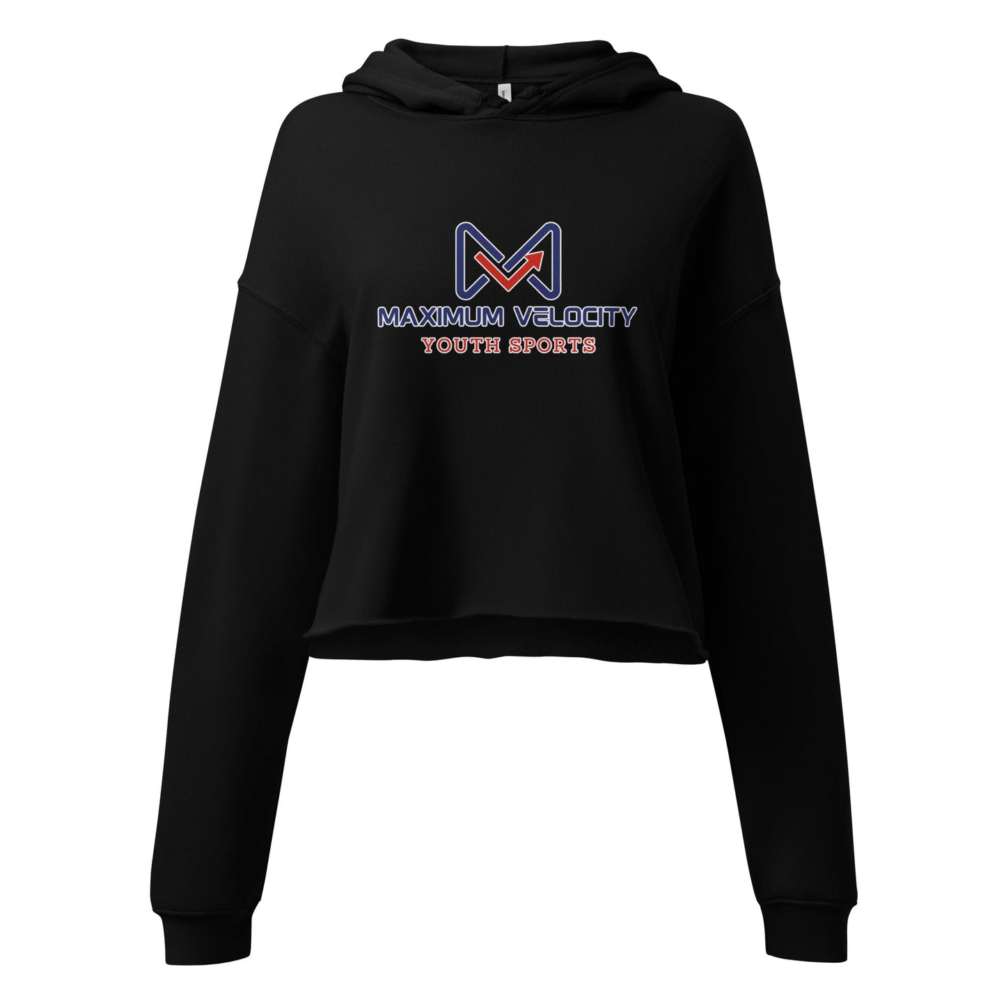 Performance | Cropped Hoodie | Maximum Velocity Youth Sports | Emblem Logo