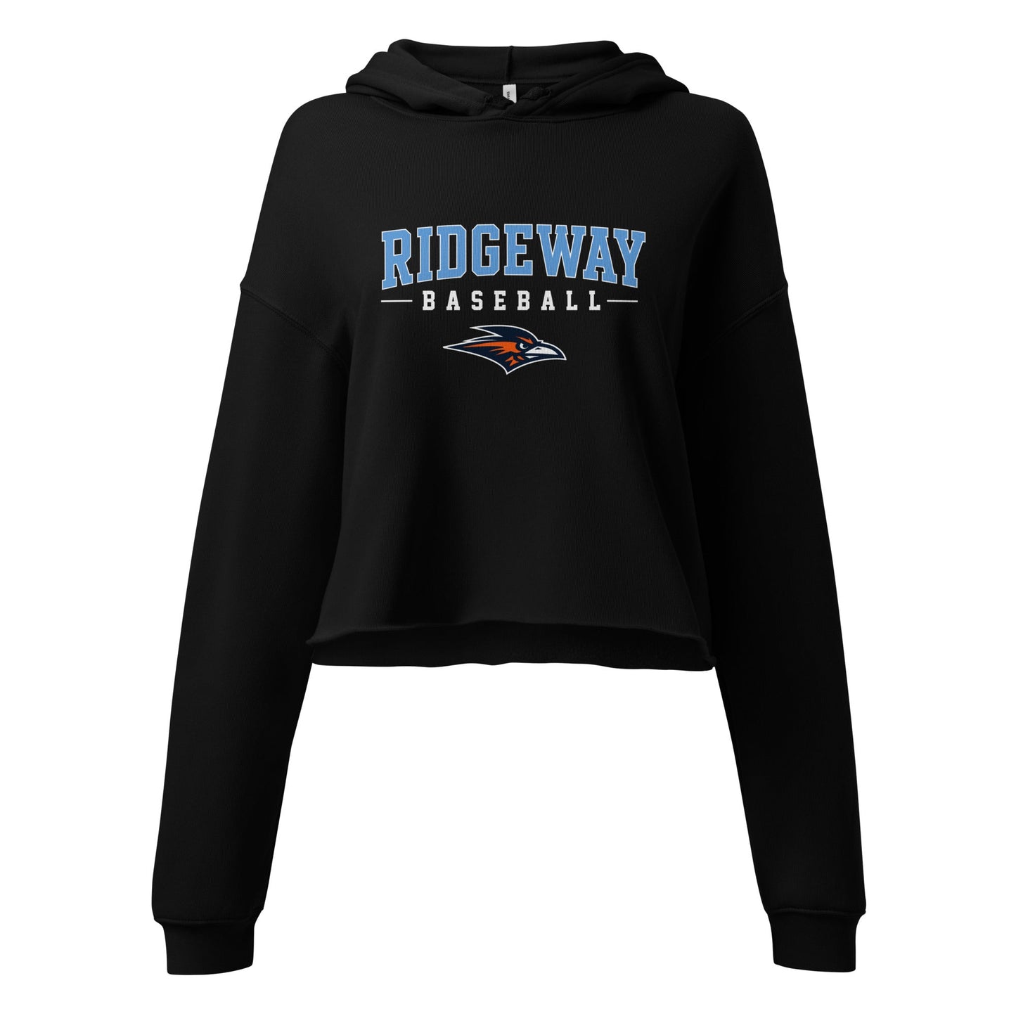 Performance | Cropped Hoodie | Ridgeway High School Baseball | Athletics Logo