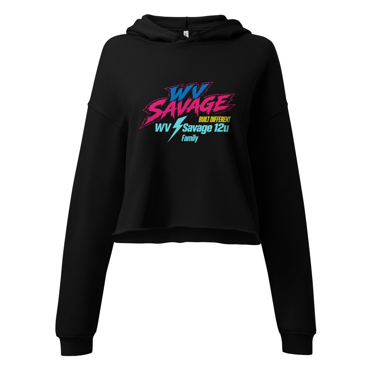Performance | Cropped Hoodie | Savage | Modern Text Logo