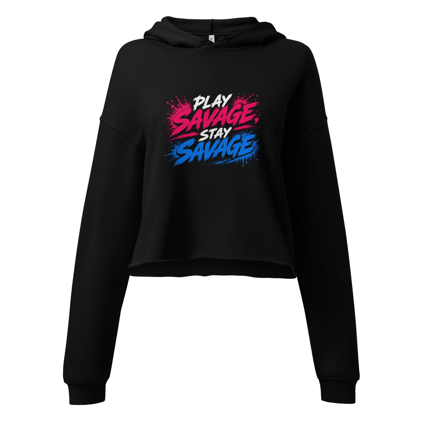 Performance | Cropped Hoodie | Savage Softball | Play Stay Logo