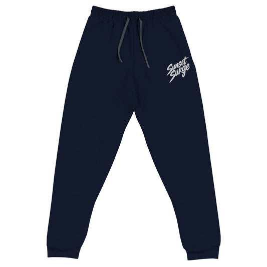 Performance | Embroidered Joggers | Sunset Surge All-Star Cheerleading | Neon Palm Cheer Logo