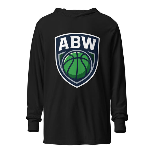 Performance | Hooded Long Sleeve T Shirt | A Better Way Basketball Program | Shield Logo