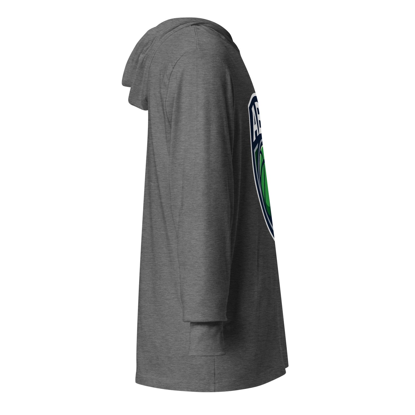 Performance | Hooded Long Sleeve T Shirt | A Better Way Basketball Program | Shield Logo