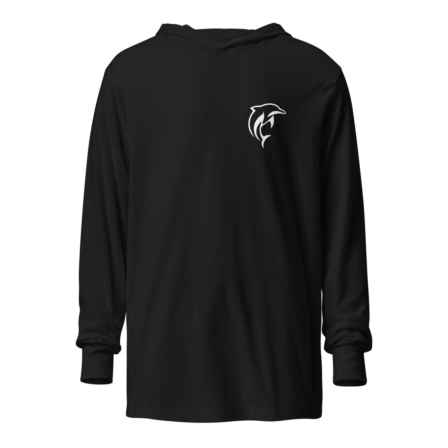 Performance | Hooded Long Sleeve T Shirt | Arizona Dolphins Swim Team | Mascot Logo