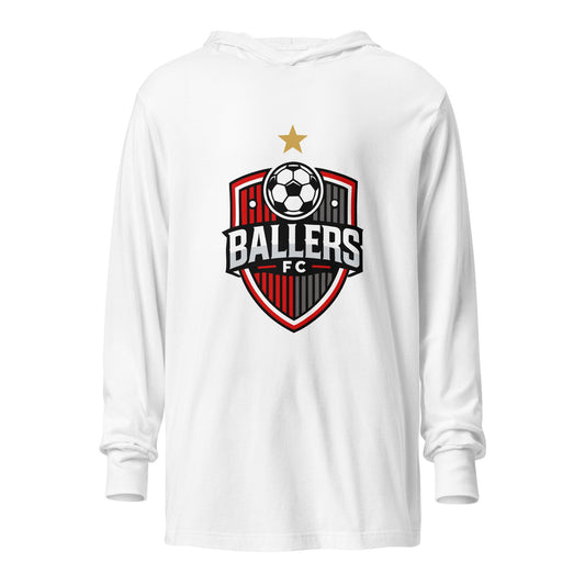 Performance | Hooded Long Sleeve T Shirt | Ballers FC | Shield Logo