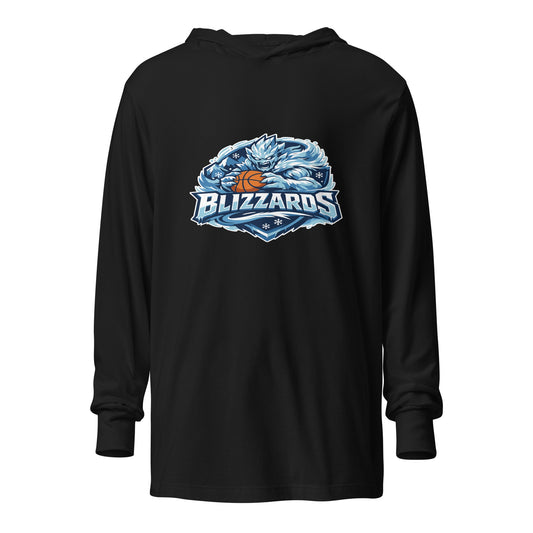 Performance | Hooded Long Sleeve T Shirt | Blizzards | Alt Logo