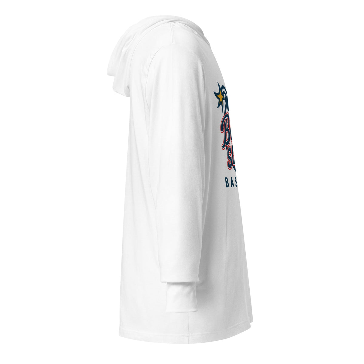 Performance | Hooded Long Sleeve T Shirt | Bomb Squad Baseball | Alt Logo