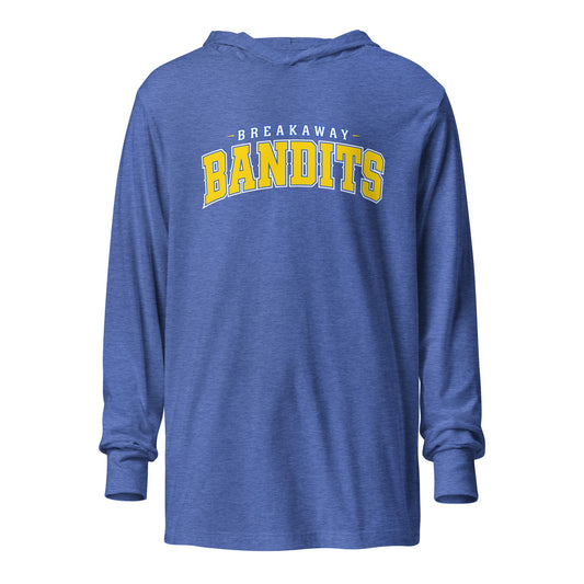 Performance | Hooded Long Sleeve T Shirt | Breakaway Bandits Softball Club | Emblem Logo