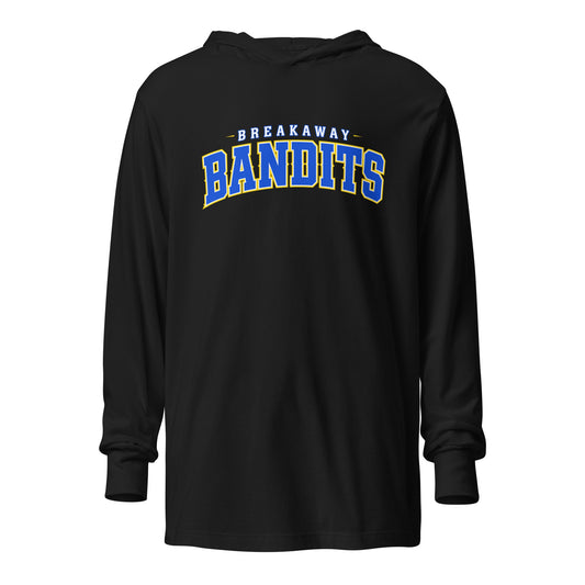 Performance | Hooded Long Sleeve T Shirt | Breakaway Bandits Softball Club | Vanguard Logo