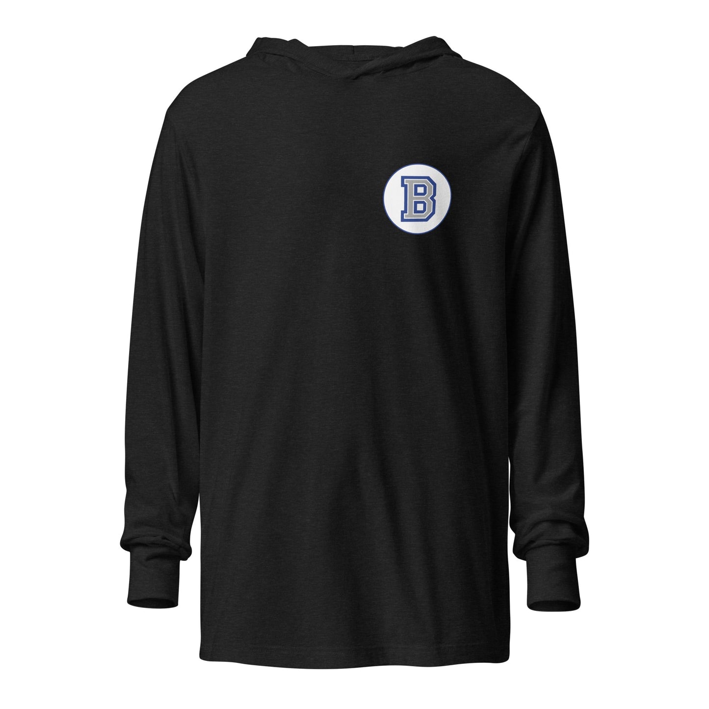 Performance | Hooded Long Sleeve T Shirt | Bronxville | Badge Logo